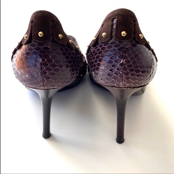 Yves Saint Laurent Snake Studded Pumps Size EU 40 - Picture 6 of 11